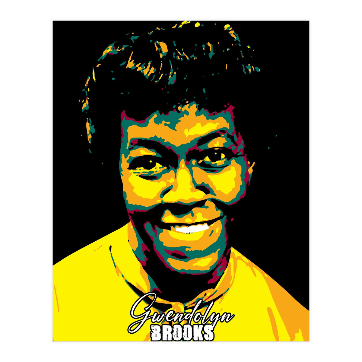 Gwendolyn Brooks American Poet Legend v2 (Print Only)