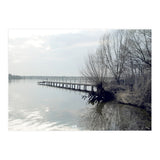 Sunny day pier in the lake (Print Only) thumbnail
