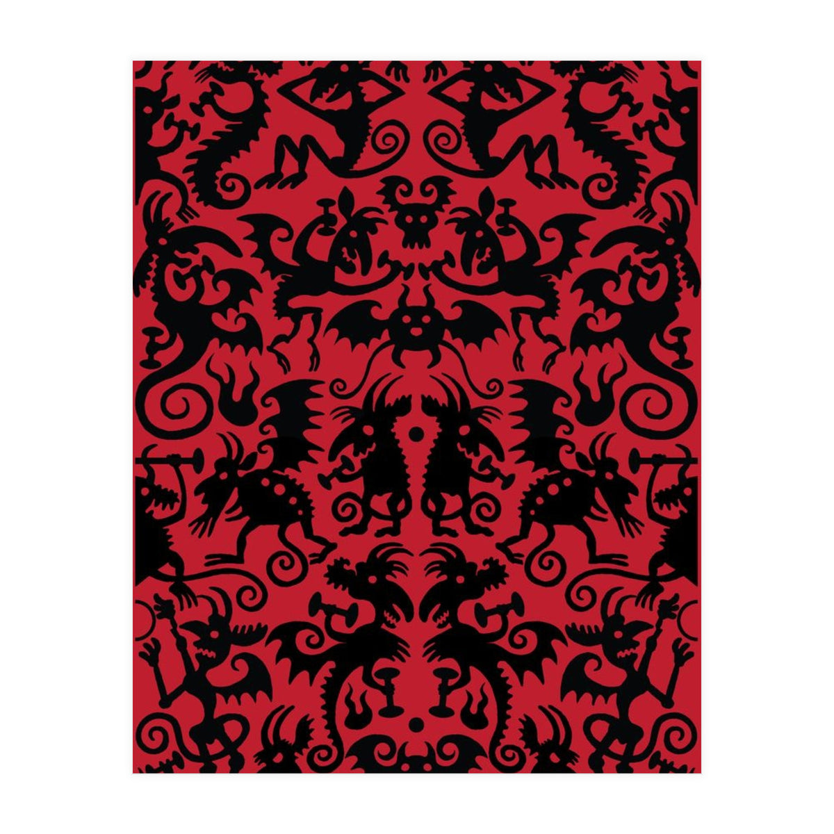 Crimson Chaos and the Symphony of the Underworld (Print Only)