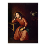 Child Madonna Asleep. La Virgen niña dormida. 1664. Jerez de la Frontera collegiate church. (Print Only) thumbnail