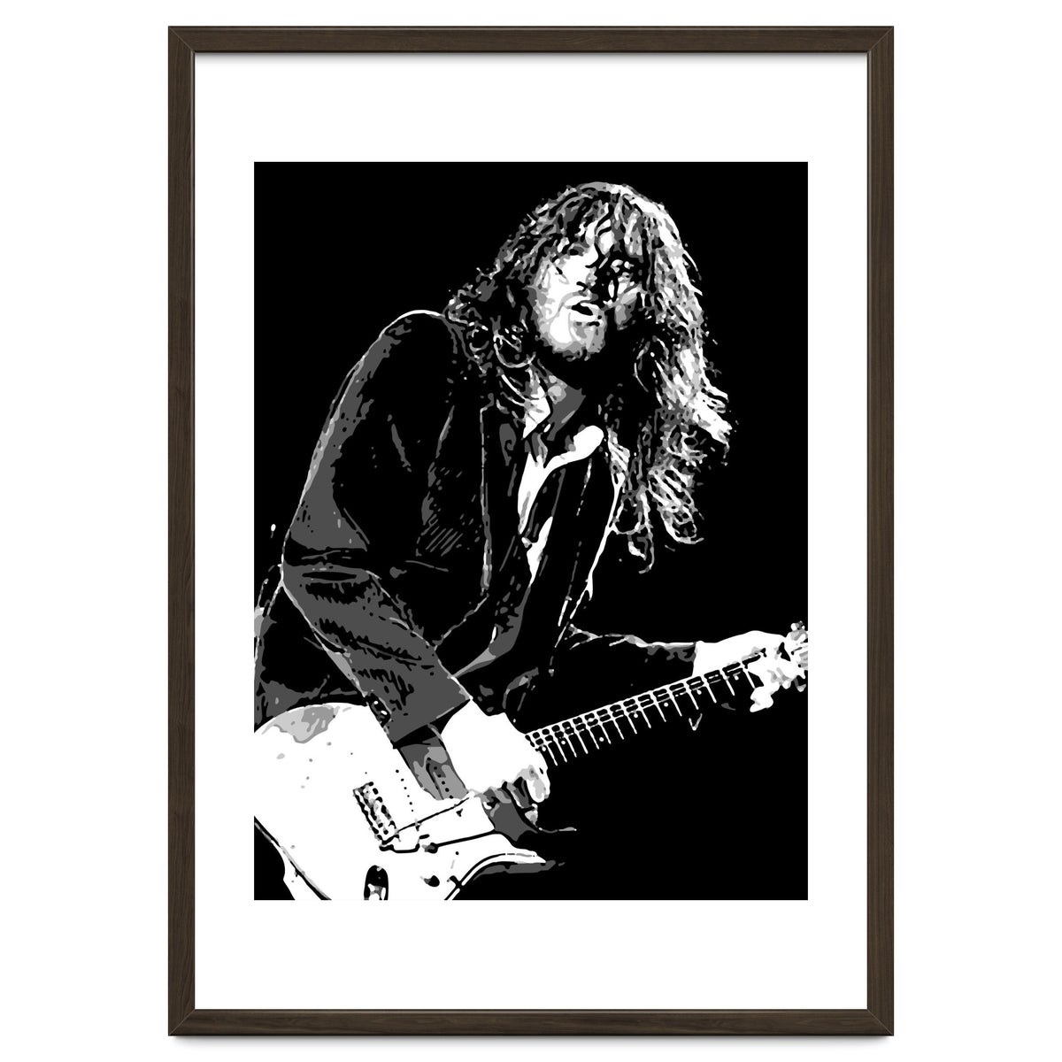 John Frusciante American Musician Legend in Monochrome