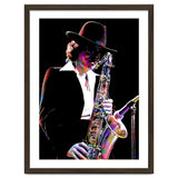Gato Barbieri  Argentine Jazz Saxophonist Colorful Art thumbnail