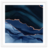 Navy & Rose Gold Agate Texture 12 thumbnail