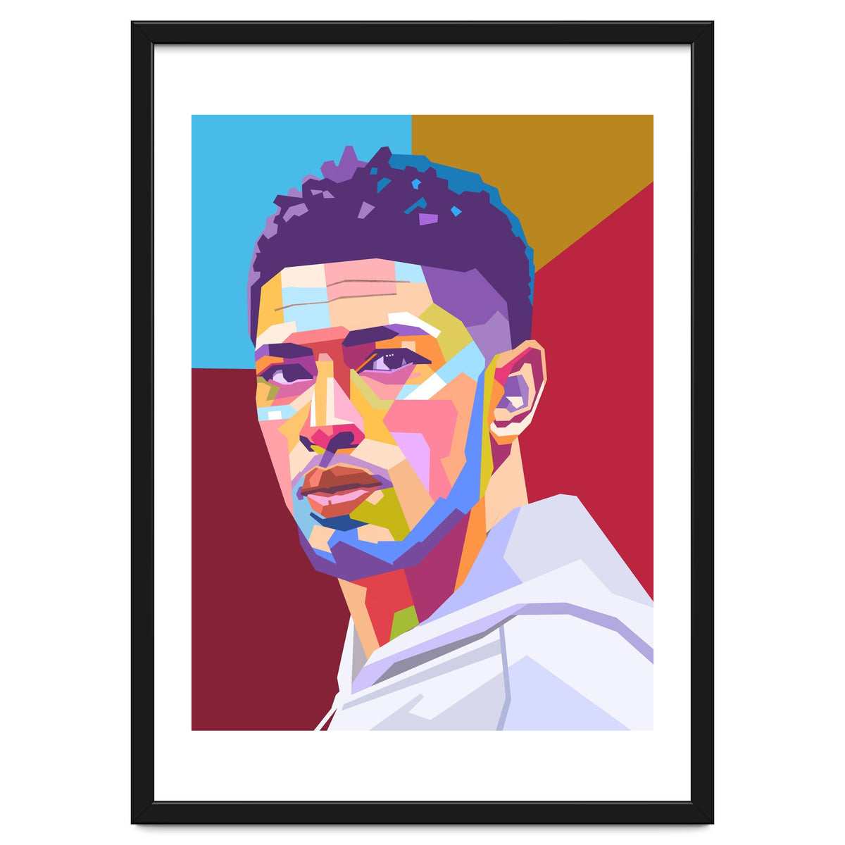 Jude Bellingham pop art portrait