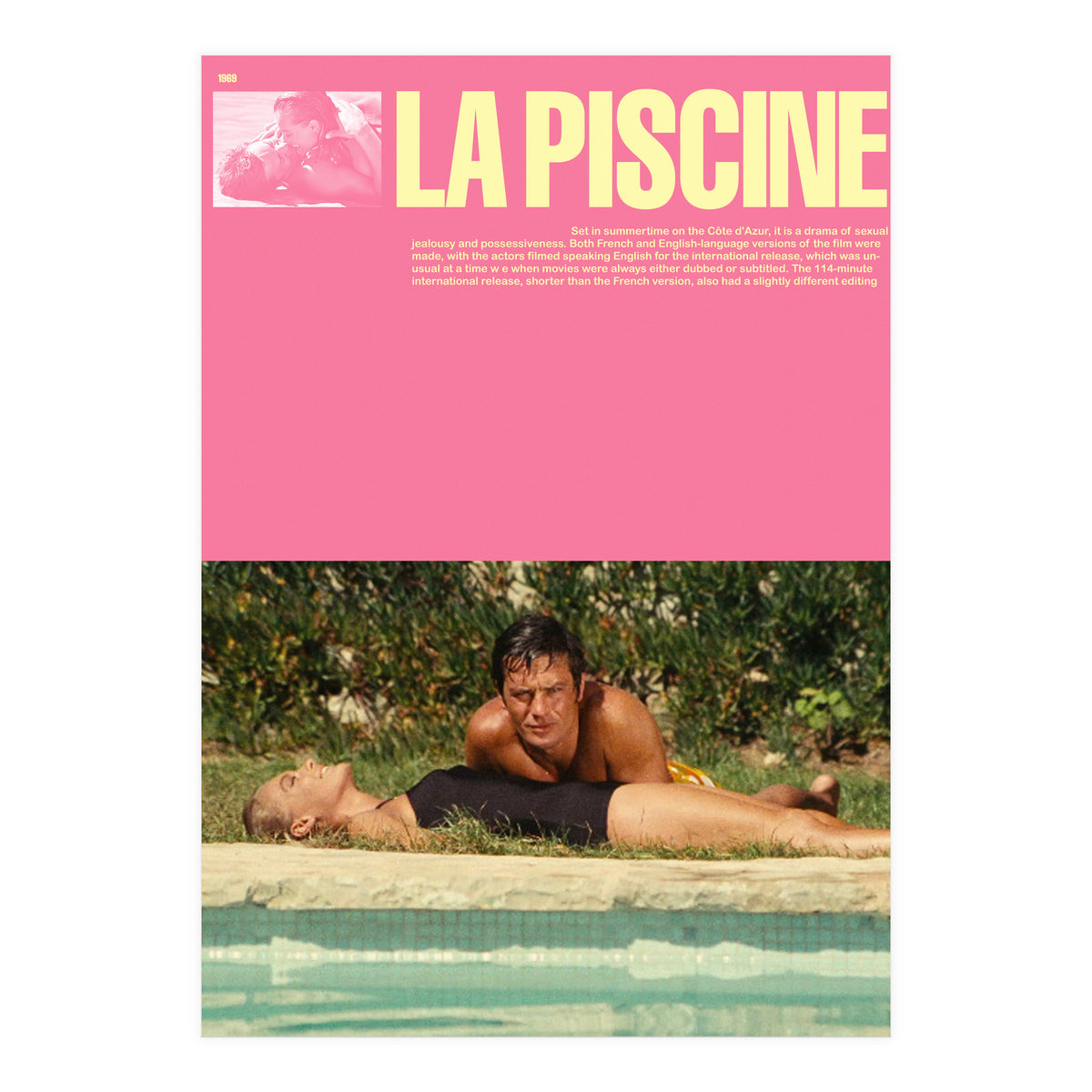 La Piscine Movie (Print Only)