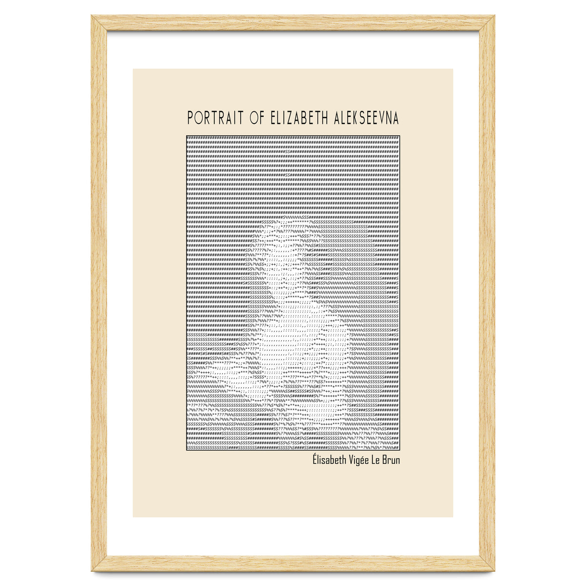 Portrait Of Elizabeth Alekseevna Wife Emperor Alexander I