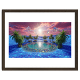 Oasis of Dreams: Surreal Tropical Landscape thumbnail