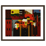 Die Arbeitsmaenner - The Workmen. Oil on canvas. thumbnail