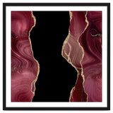 Burgundy & Gold Glitter Agate Texture 02 thumbnail