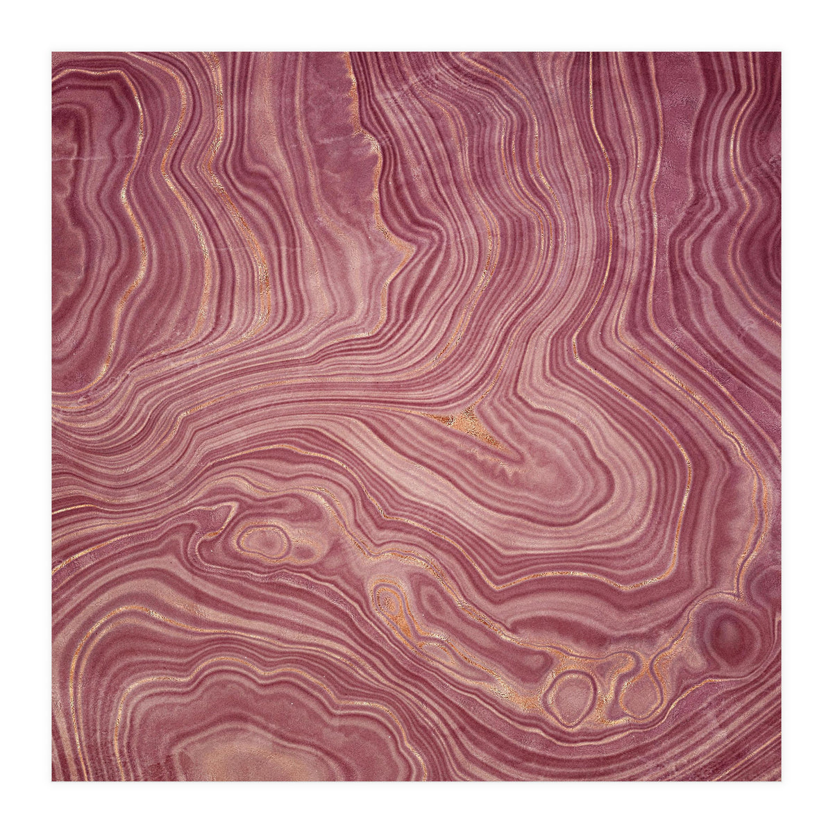 Pink Agate Texture 02  (Print Only)