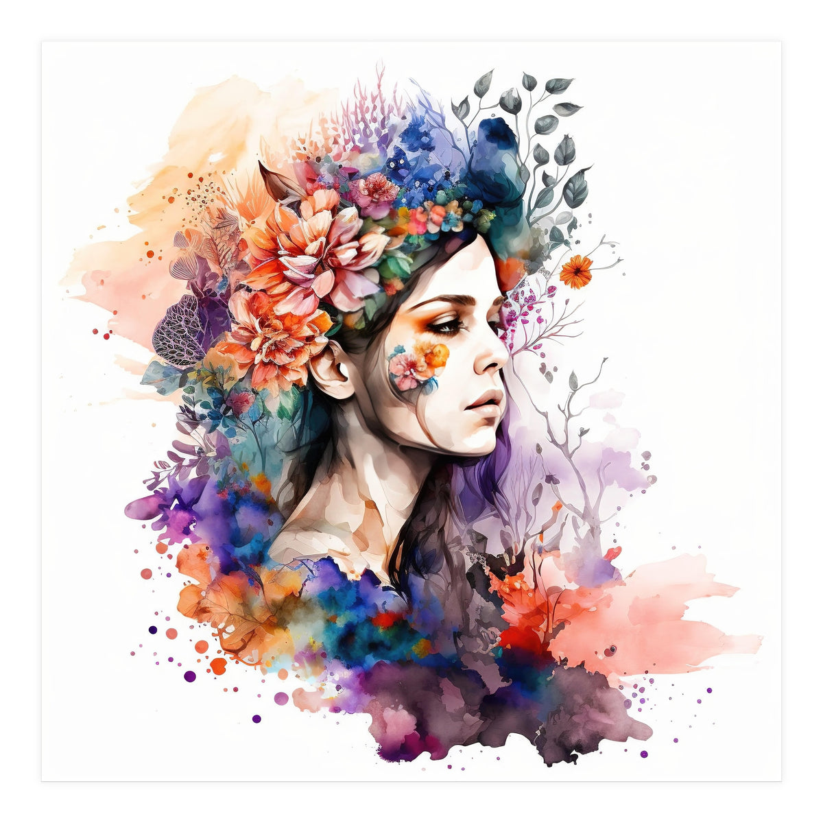 Violet Garden Reverie (Print Only)