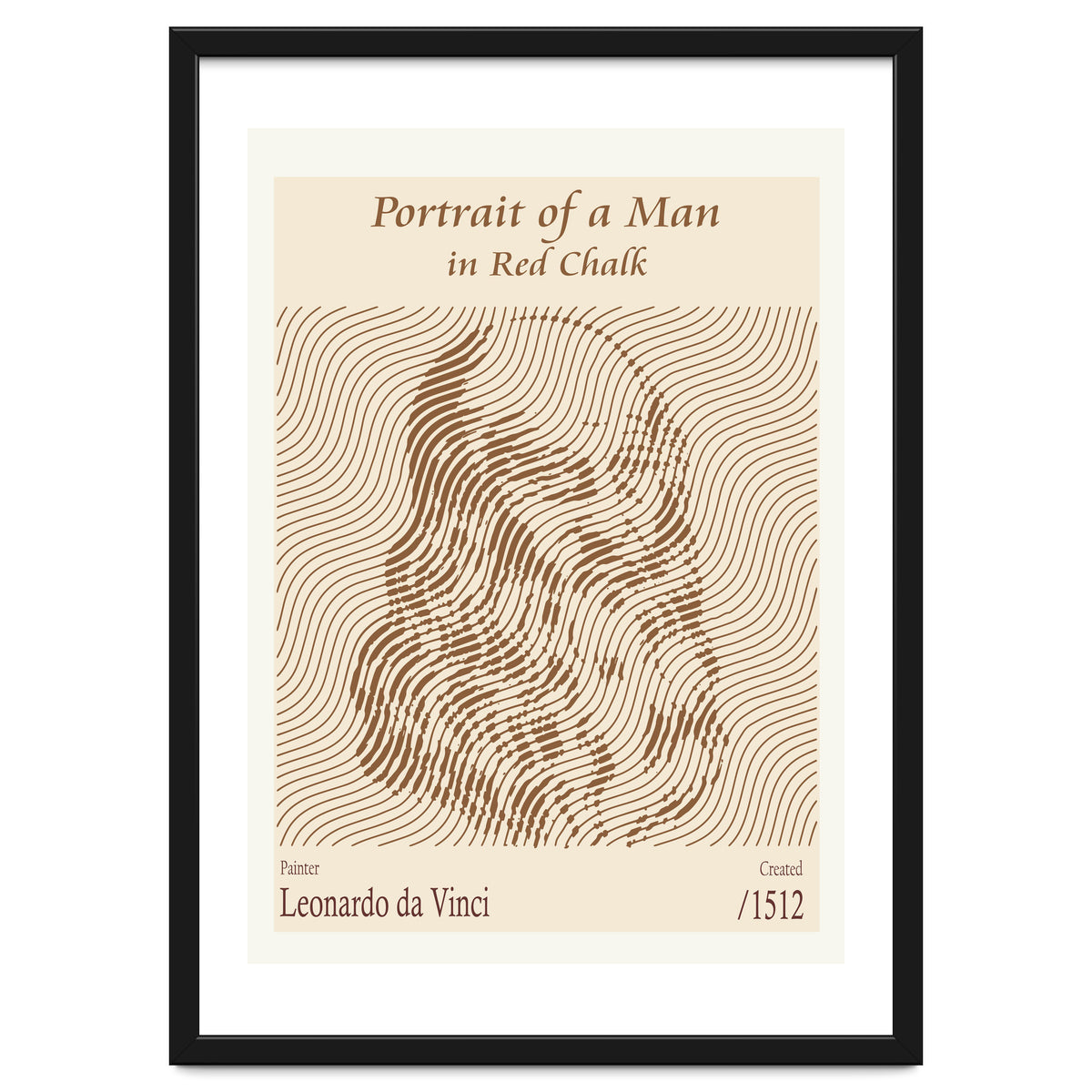Portrait Of A Man In Red Chalk (self Portrait) – Leonardo Da Vinci (1512)