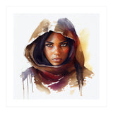 Watercolor Tuareg Woman #3 (Print Only) thumbnail