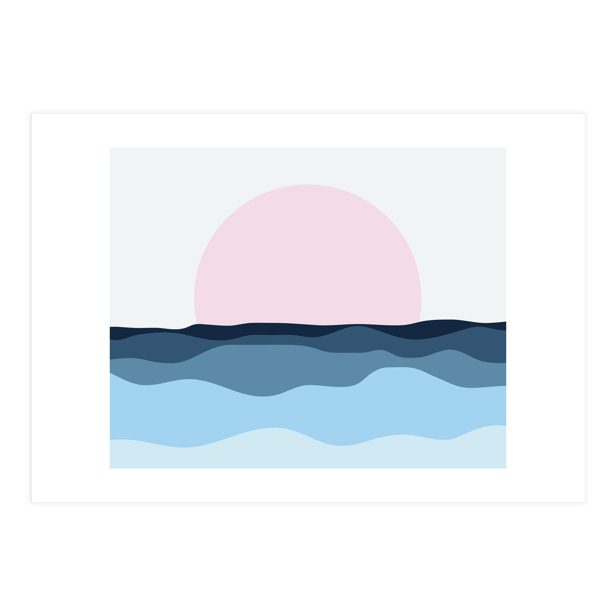 Let's go somewhere the sun kisses the ocean ☀️ (Print Only)