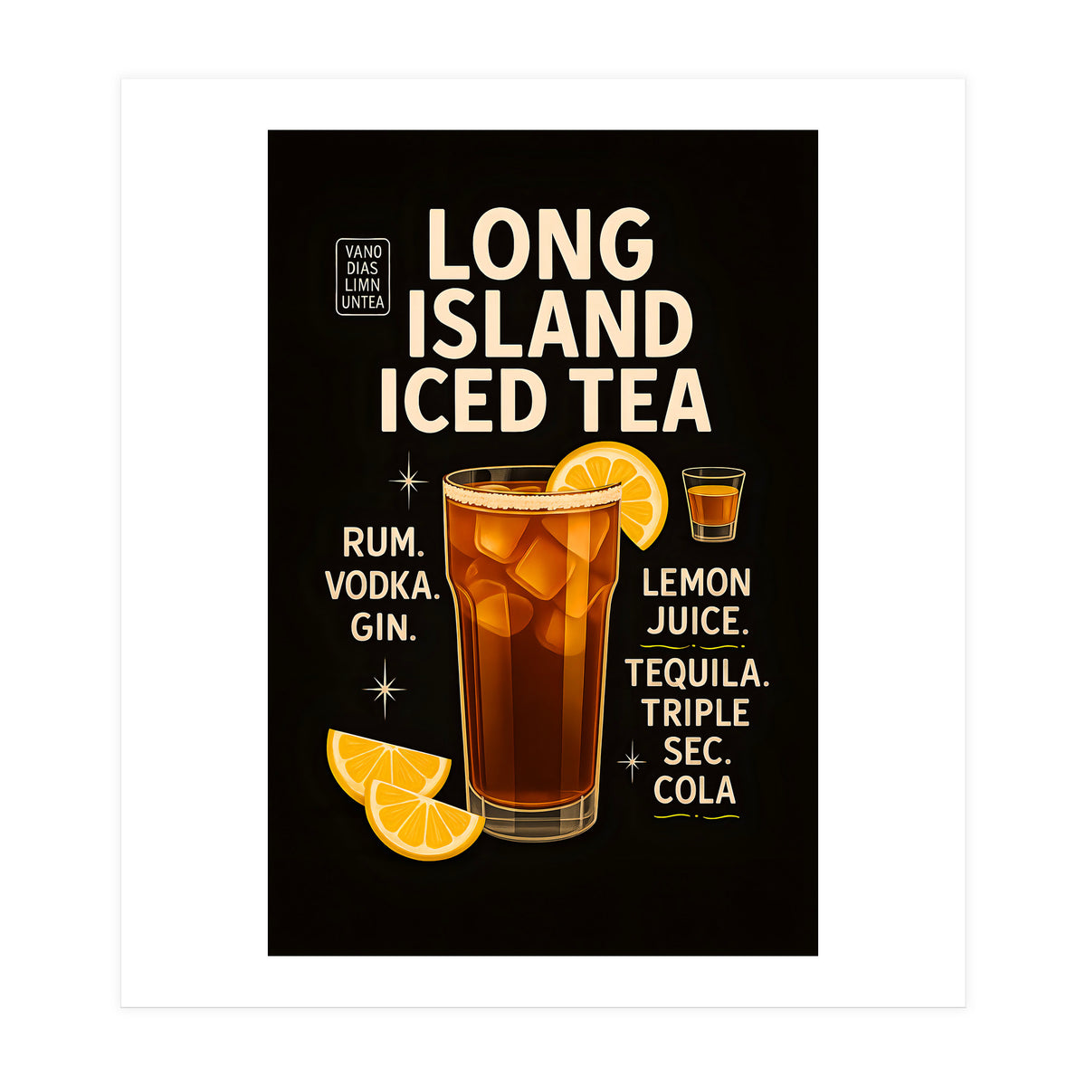 Long Island  Iced Tea (Print Only)