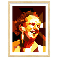 Lee Ritenour Jazz Guitarist Retro Portrait