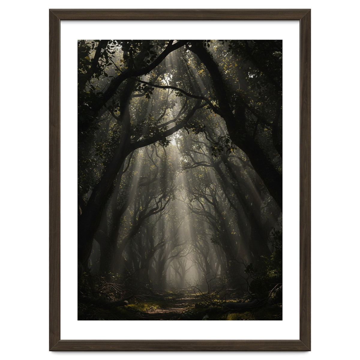 Enchanted Canopy: Mystical Forest Path
