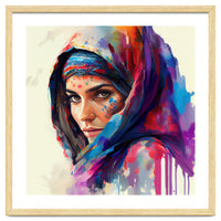 Vivid Veil Side Portrait