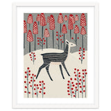 Fawn in a Winter Landscape thumbnail