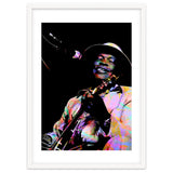 John Lee Hooker American Blues Guitarist Colorful Art thumbnail