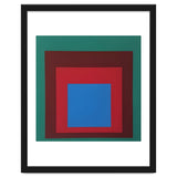 Josef Albers - HOMAGE TO THE SQUARE: Green, Red, Blue thumbnail