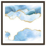 Blue & Gold Glitter Agate Texture 06 thumbnail