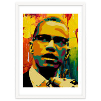 Malcolm X Colorful Abstract Art 2