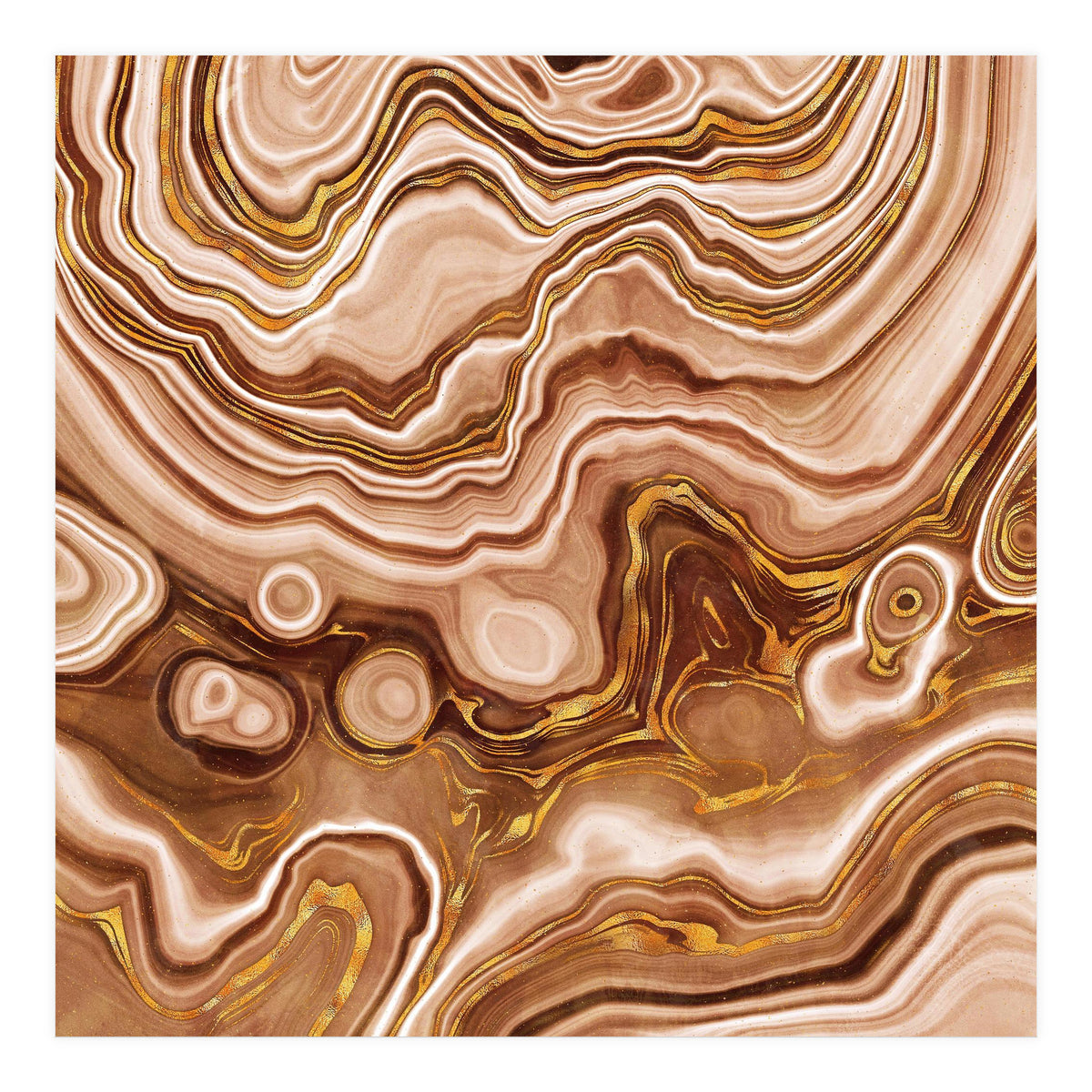 Golden Agate Texture 09 (Print Only)