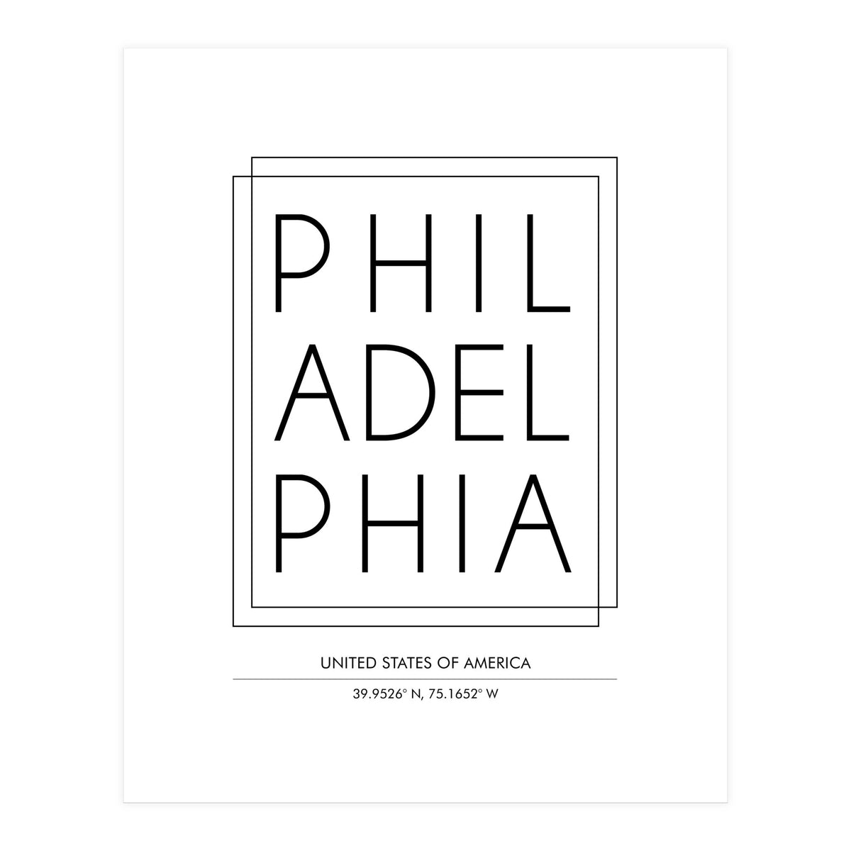 Philadelphia (Print Only)