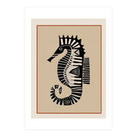 Striped Seahorse II (Print Only)