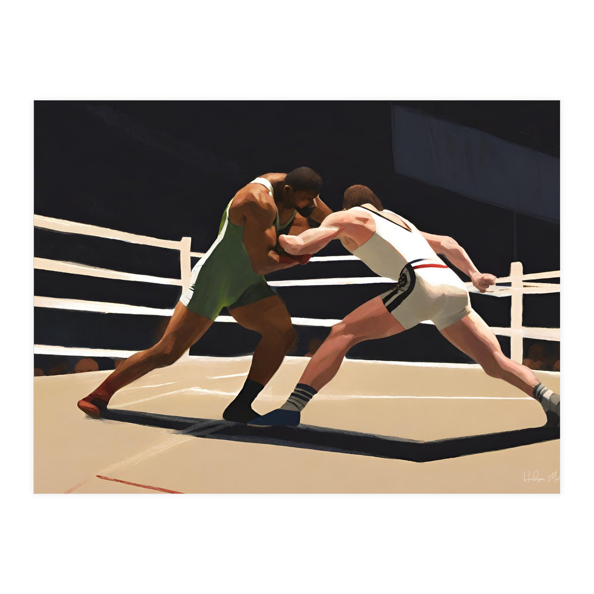 Wrestlers #9 (Print Only)