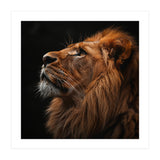 Majestic Lion Portrait Profile Majestic Beast (Print Only) thumbnail