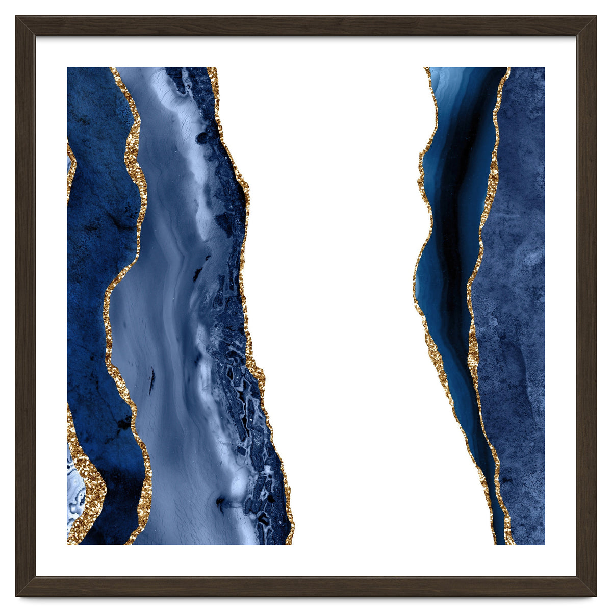 Navy & Gold Agate Texture 28