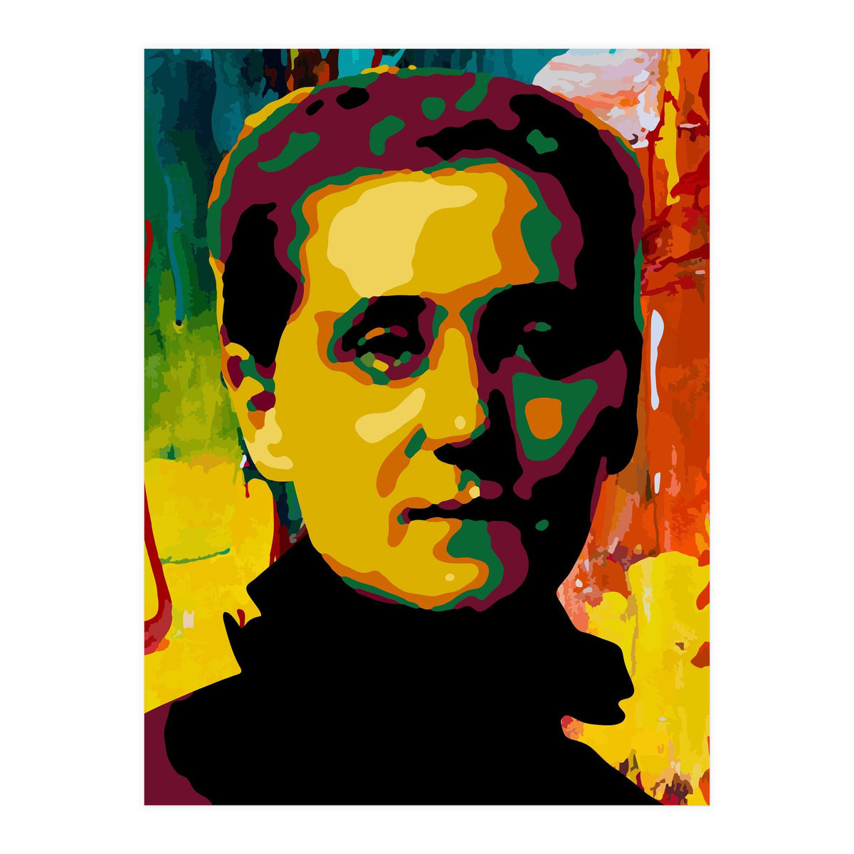 Jane Addams Colorful Abstract Art 2 (Print Only)