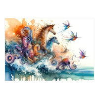 Surreal Ocean Creatures (Print Only)