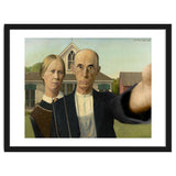 American Gothic - Grant Wood - Selfie thumbnail