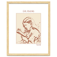 Girl Reading – Franz Eybl