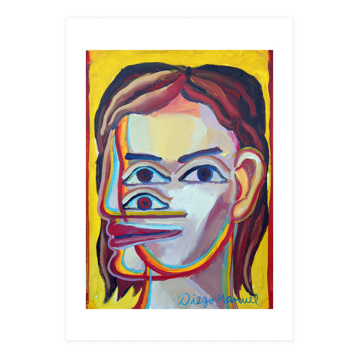 Cabeza De Mujer 26 (Print Only)