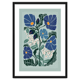 Klimt Flowers Light Blue thumbnail