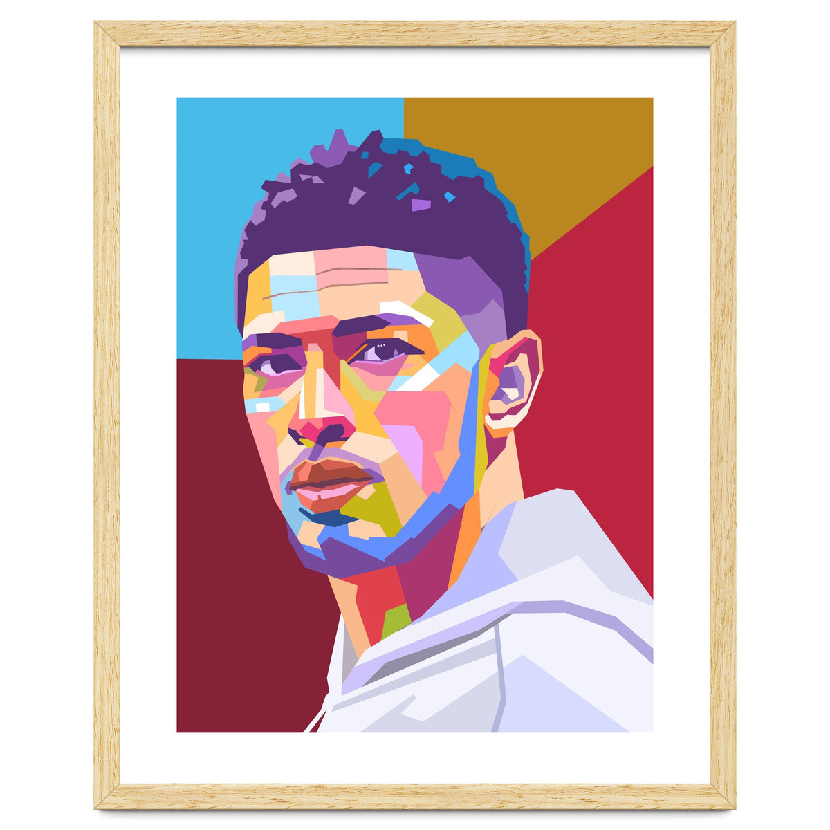 Jude Bellingham pop art portrait