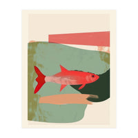 Red Fish Abstract (Print Only)