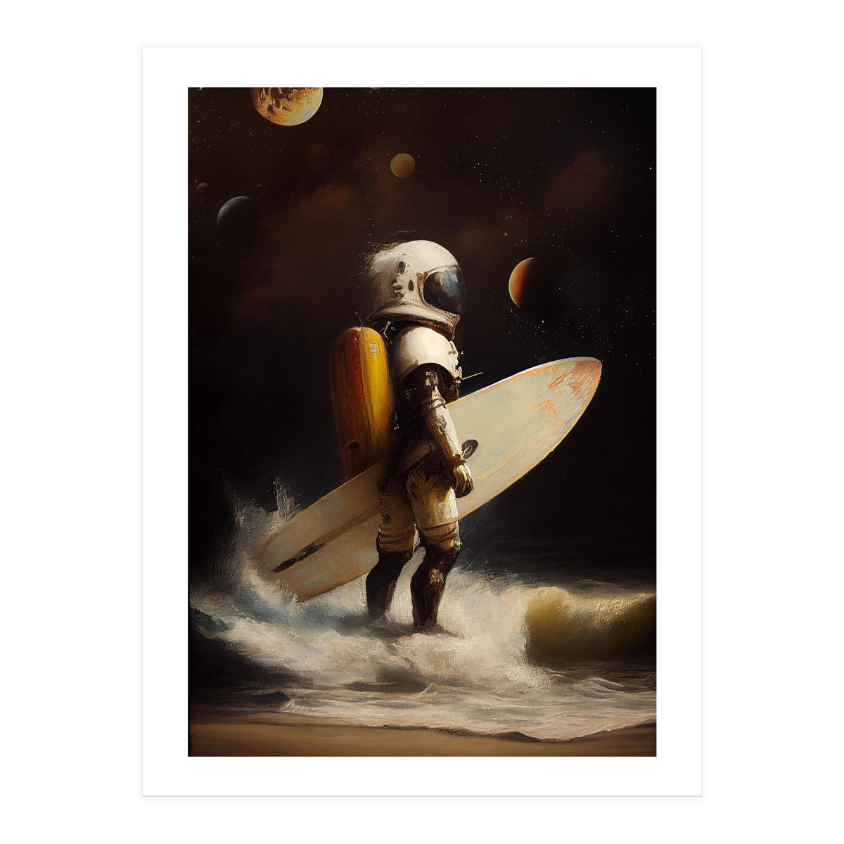 My Space Surfing Day (Print Only)
