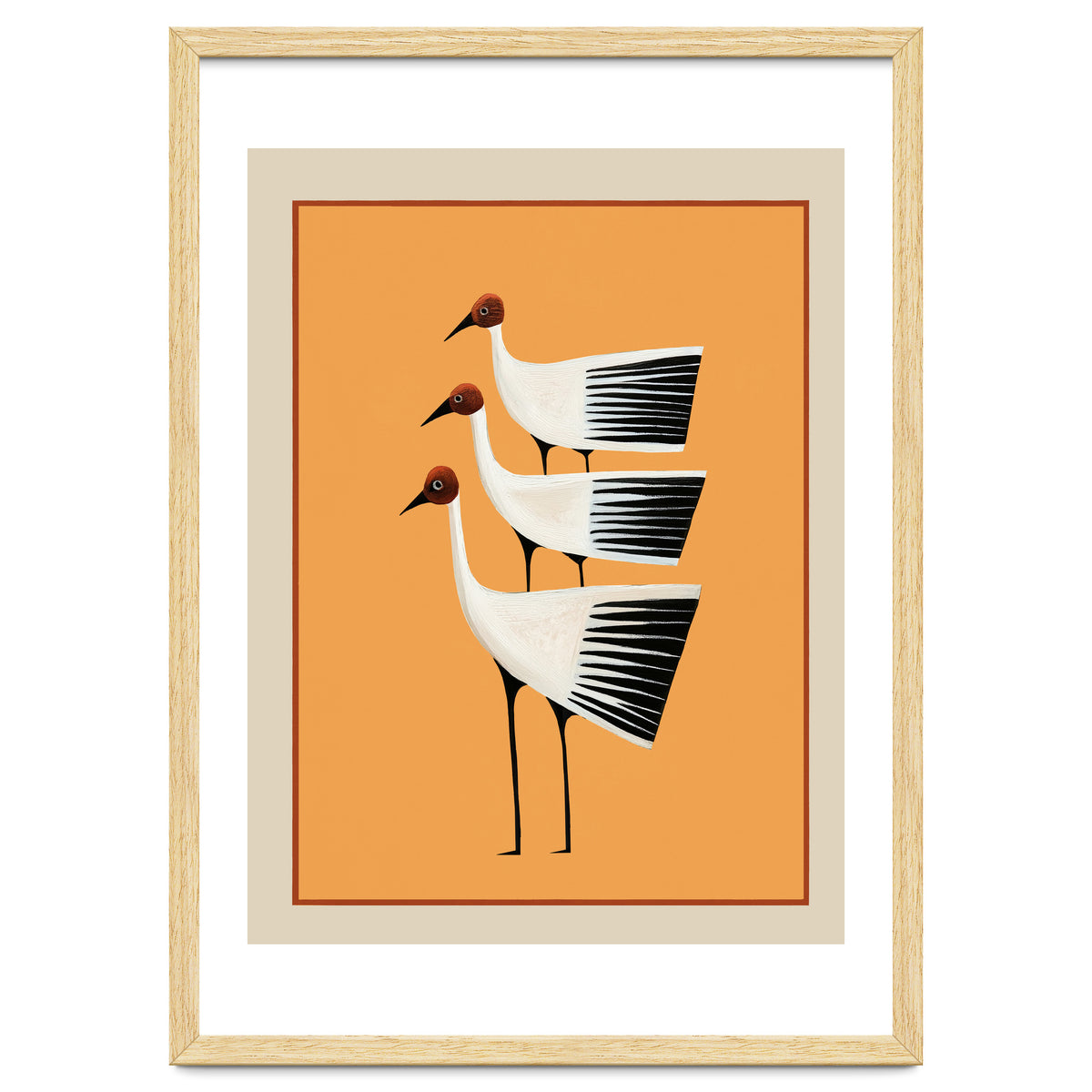 Striped Bird Trio II