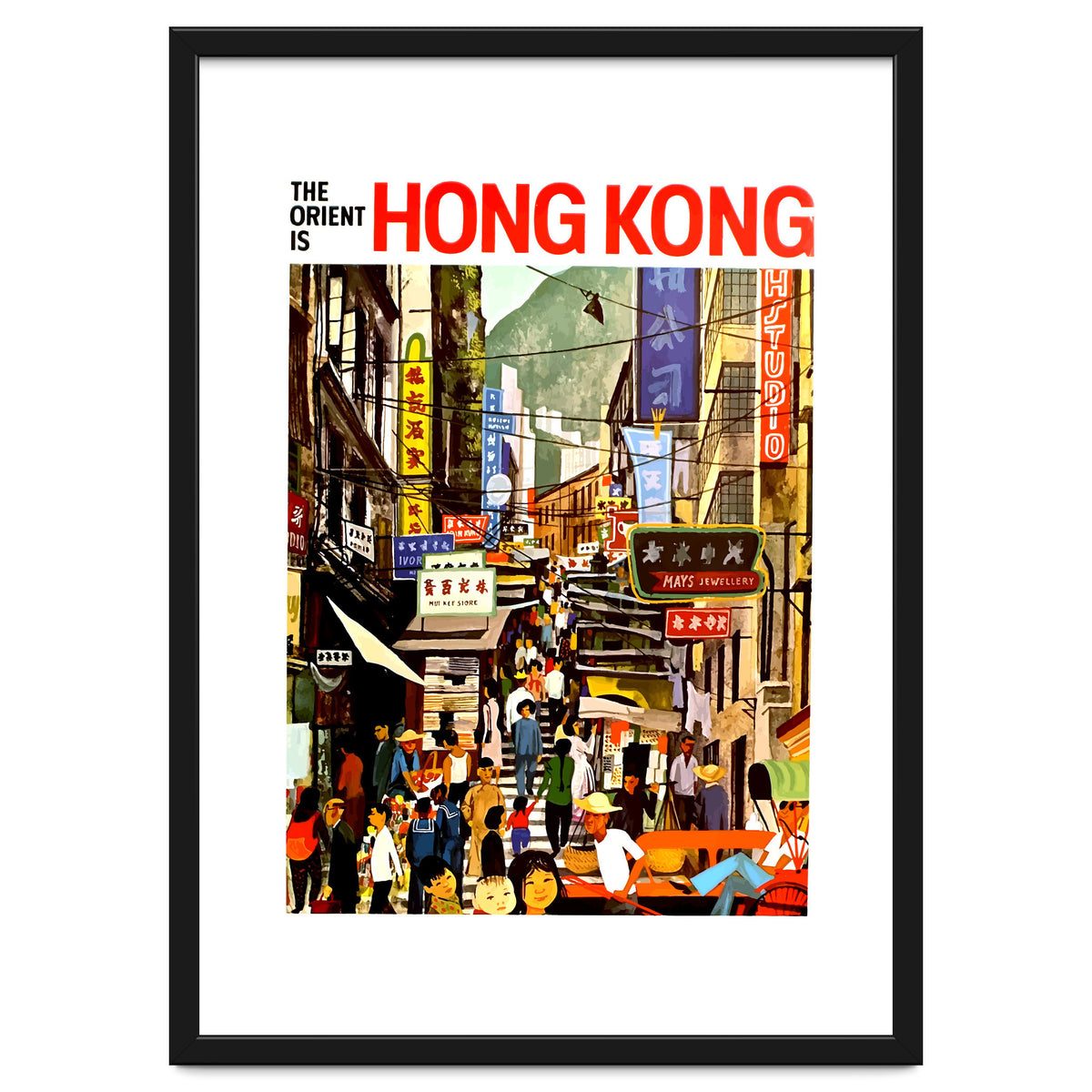 Hong Kong, in People Crowd