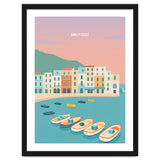 Amalfi Coast Italy Travel Postcard thumbnail