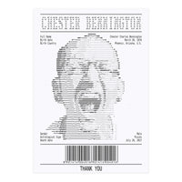 Receipt Art Chester Bennington (Print Only)