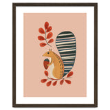 Squirrel In A Pink Autumn thumbnail
