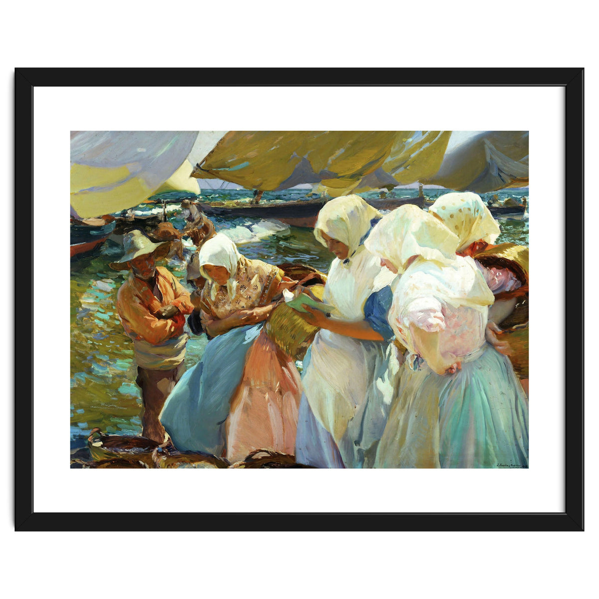 Joaquín Sorolla / 'Women of Valencia at the Beach', 1915, Oil on canvas, 93 x 126 cm.