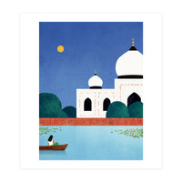 Taj Mahal Boat Ride (Print Only)