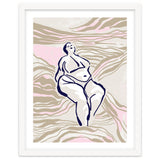 Follow the lines Serene woman in the water thumbnail